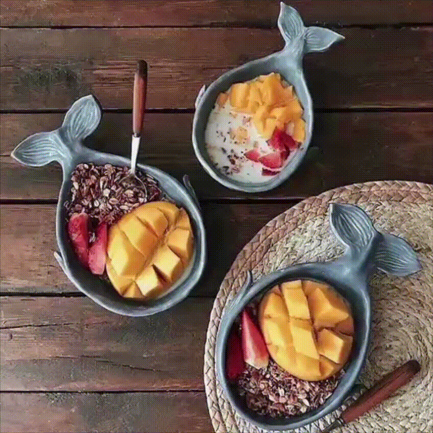 Мисочка: фрукт, кит, кокос | 11+ фото 9